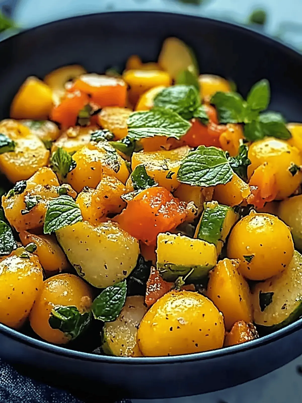 Zucchini-Kichererbsen-Pfanne