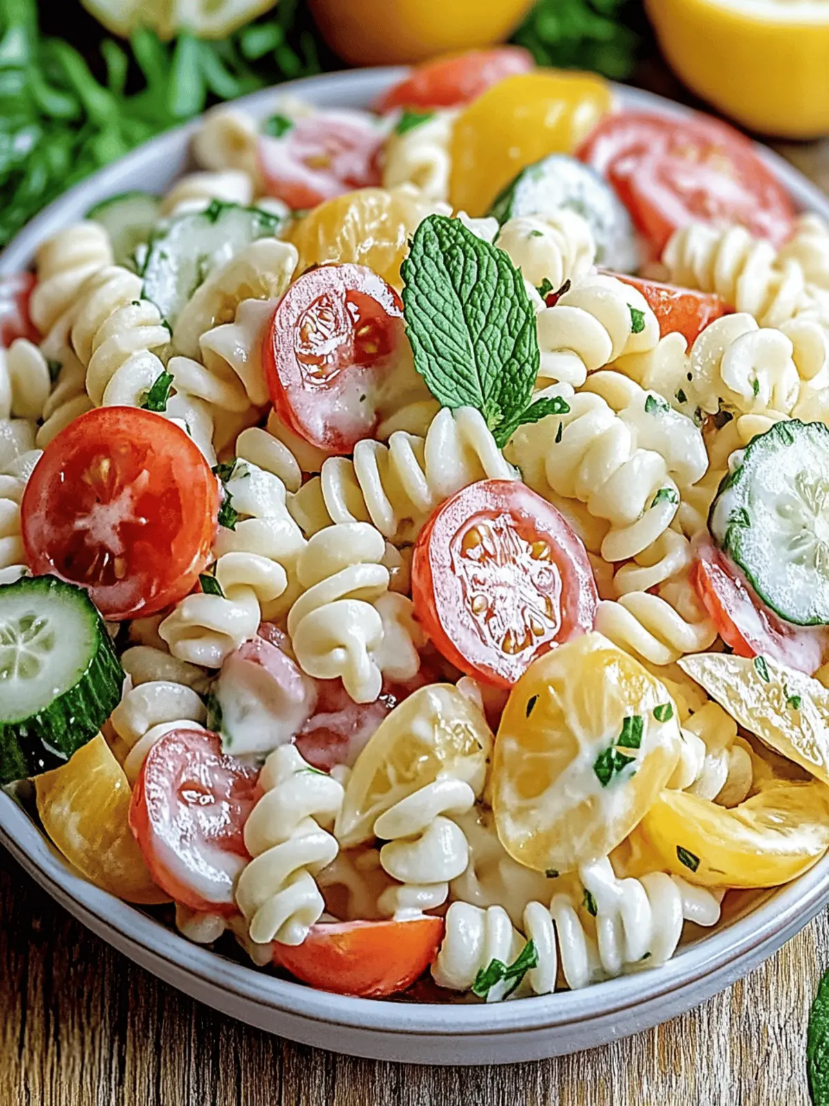 Nudelsalat mit Joghurt