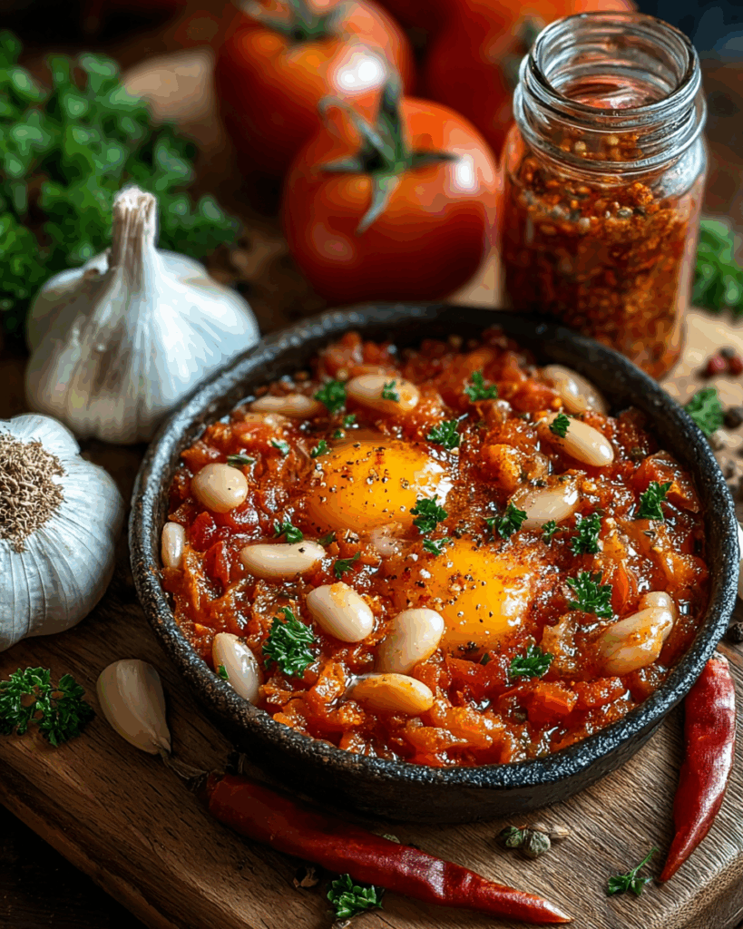 Spanische Bohnen und Eier – Ein einfaches Rezept mit mediterranem Flair