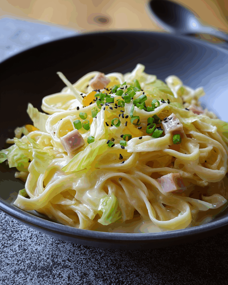 Bandnudeln mit Spitzkohl – Ein cremiges Pasta-Gericht für jede Gelegenheit
