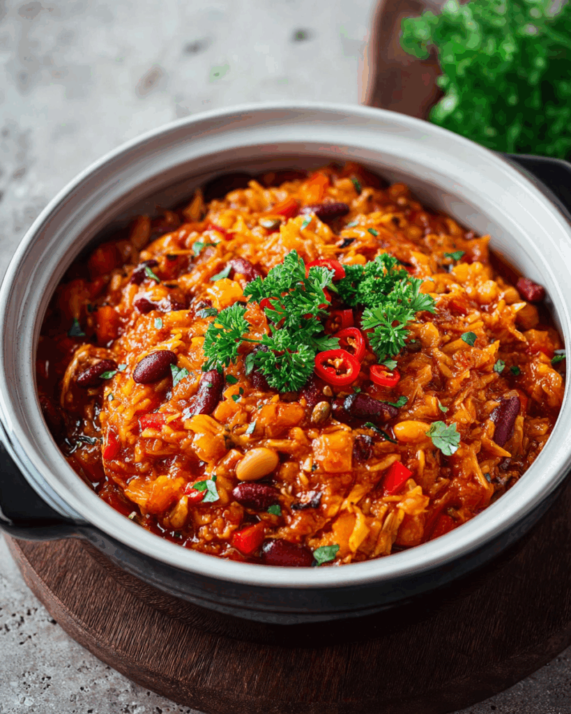 Afrikanischer Erdnusseintopf – Ein würziges, veganes Wohlfühlessen
