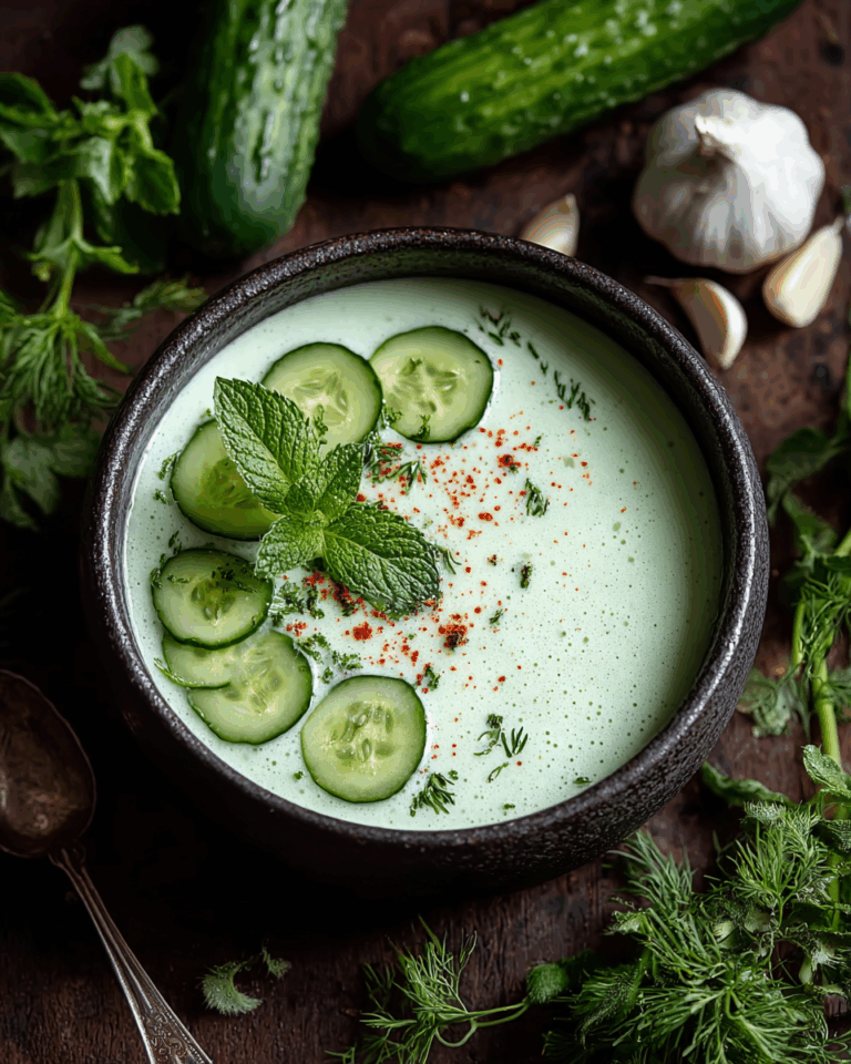 Kalte Gurkensuppe mit Joghurt nach Omas Rezept – Ein erfrischender Klassiker