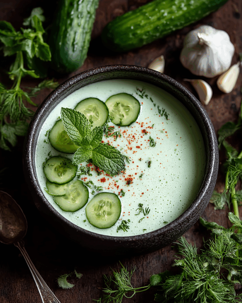 Kalte Gurkensuppe mit Joghurt nach Omas Rezept – Ein erfrischender Klassiker