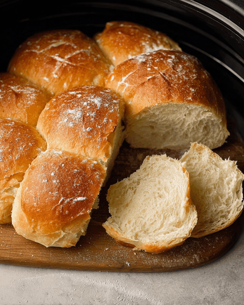No-Knead Air Fryer Brötchen – Ein einfaches Rezept für herrlich fluffige, goldbraune Brötchen, ganz ohne Kneten
