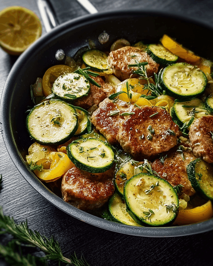 Putenhackfleisch und Zucchini in der Pfanne – Ein unglaubliches, ultimatives Rezept
