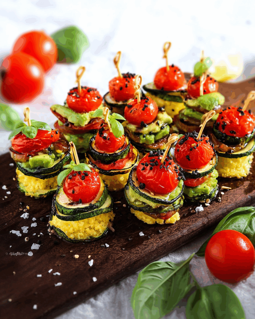 Polenta-Häppchen – Veganes Fingerfood für jedes Fest