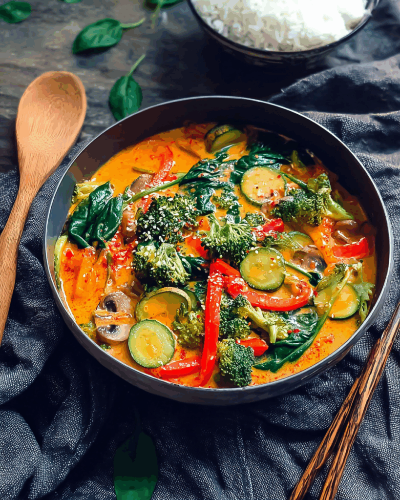Gemüse-Curry mit Kokosmilch – Ein schnelles, veganes und glutenfreies Gericht