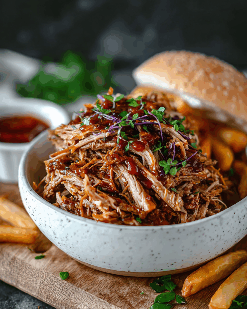 Pulled Pork aus der Heißluftfritteuse – Saftig, Aromatisch und Einfach Zubereitet