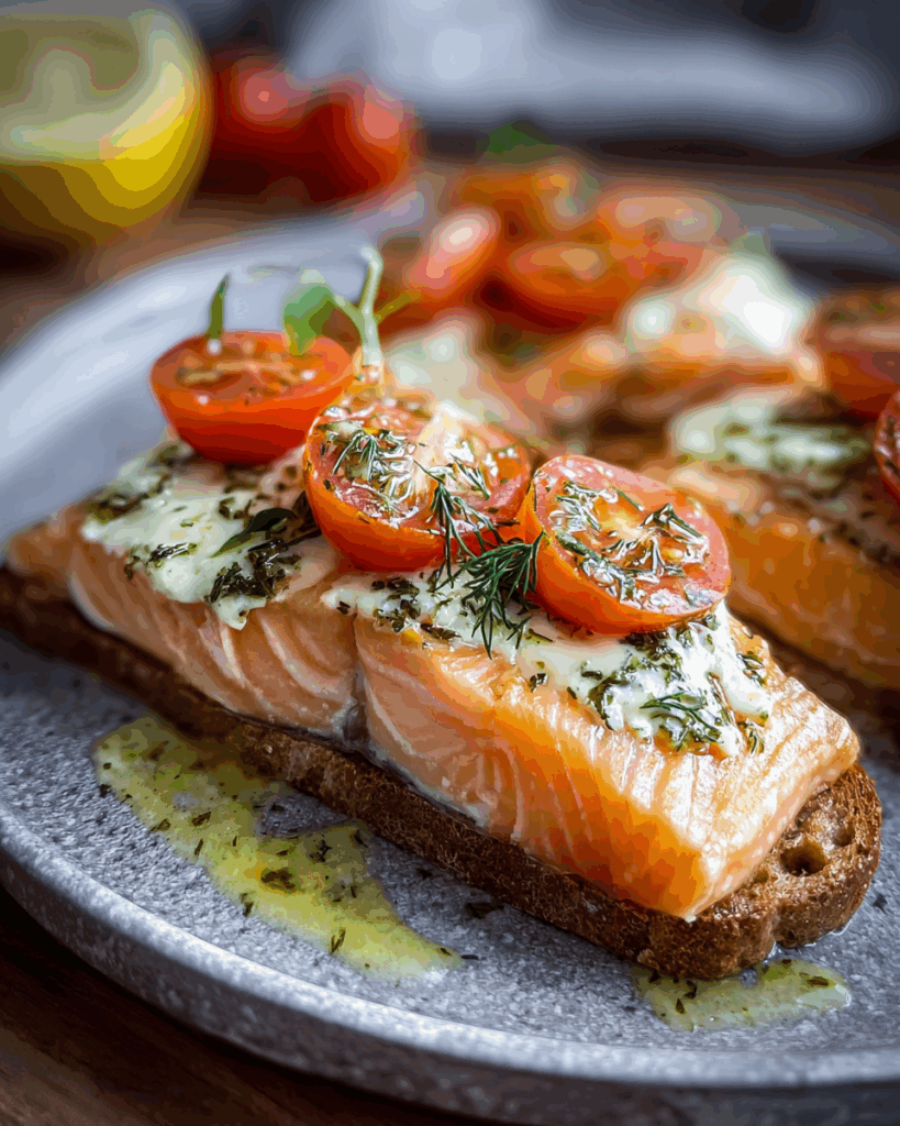 Toskana Lachs – Ein einfaches Rezept für zarten Lachs in einer aromatischen Tomaten-Frischkäse-Sauce mit mediterranem Flair
