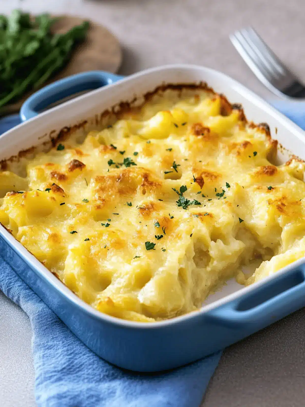 Cauliflower casserole with potatoes – quick and easy casserole recipe