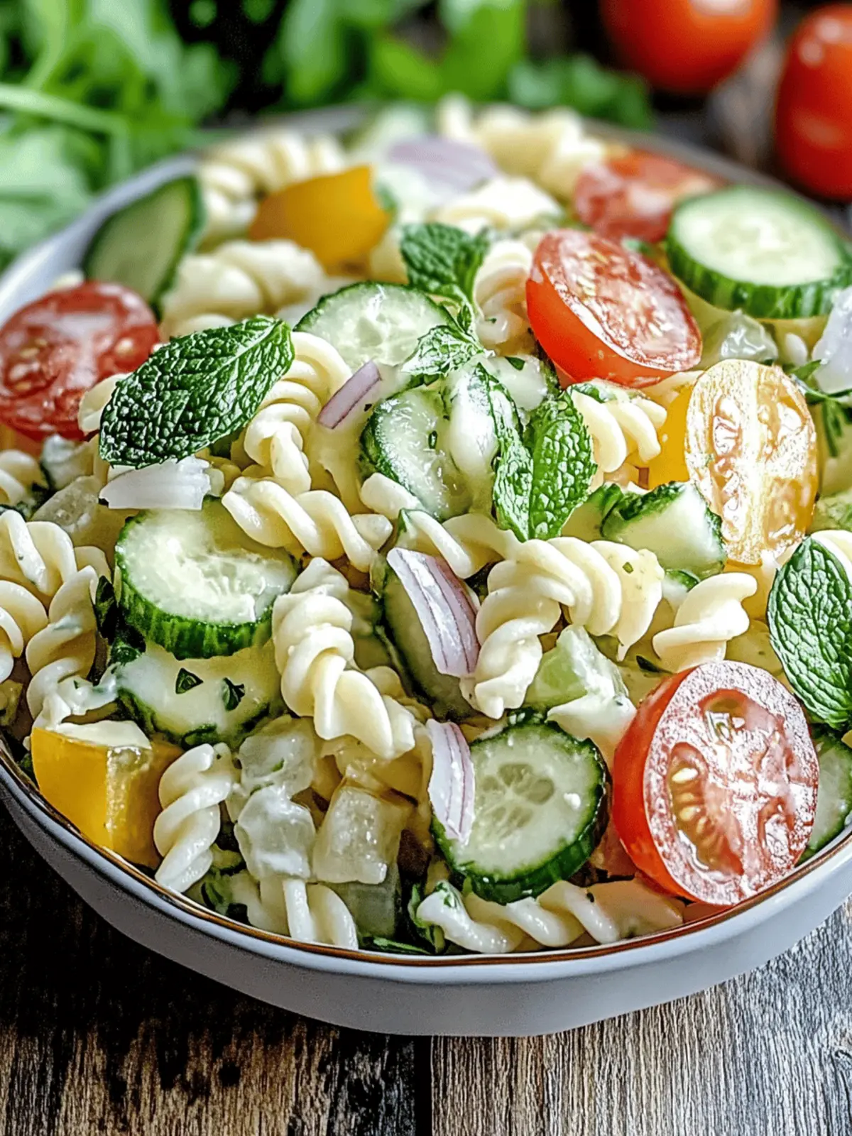 Nudelsalat mit Joghurt