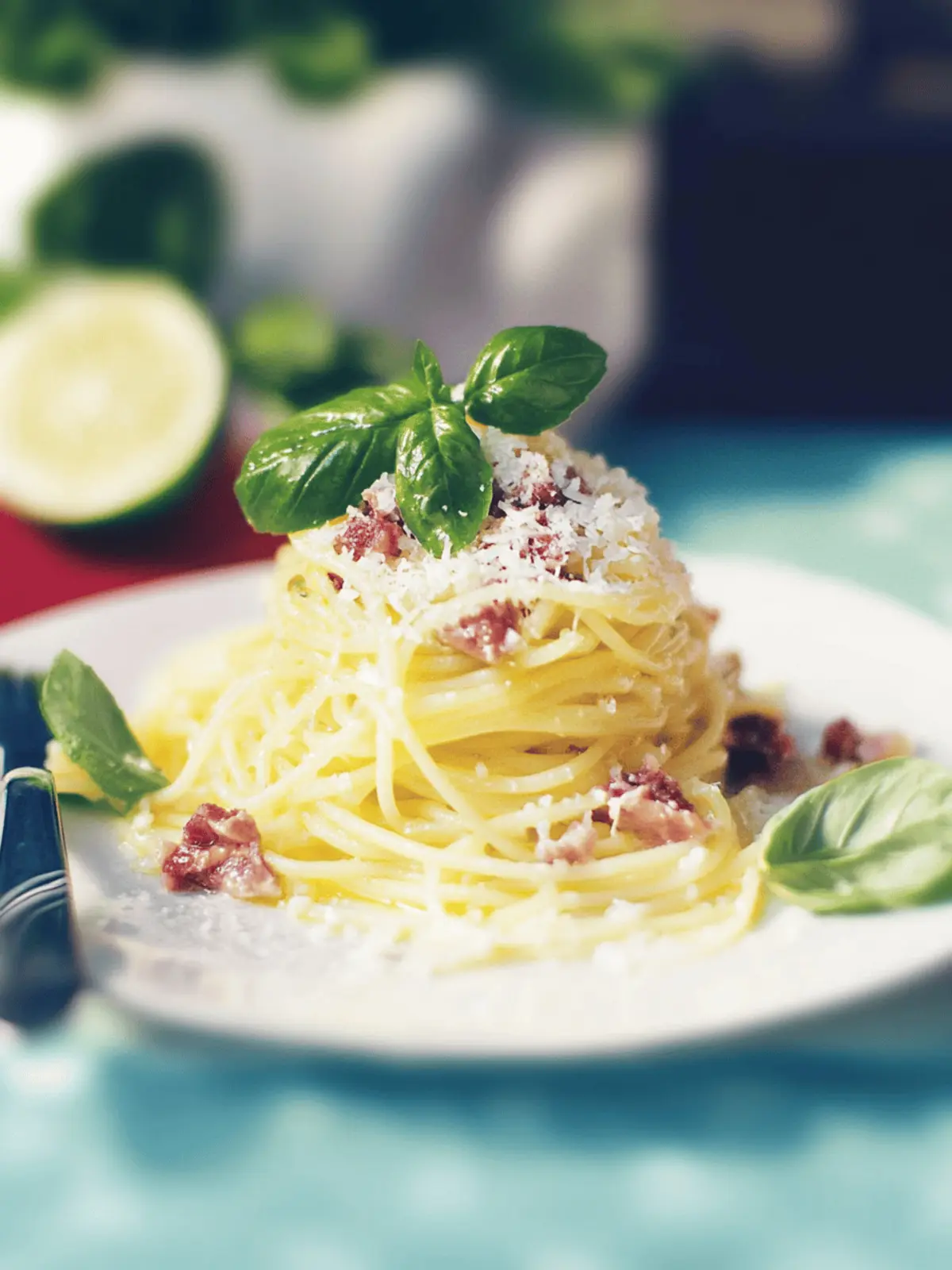 Nudeln mit Schinken-Sahne-Soße in 20 Minuten 4 Noodles with ham cream sauce