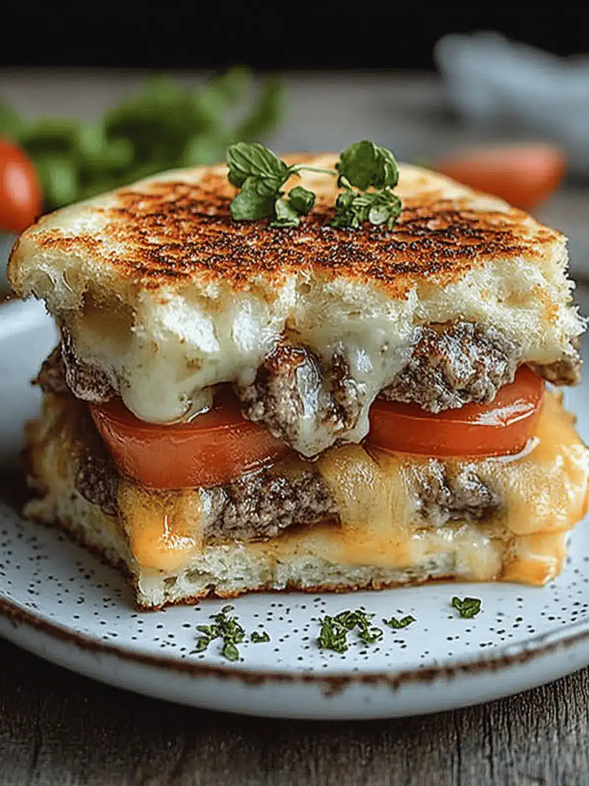 Low Carb Cheeseburger-Auflauf mit Hackfleisch