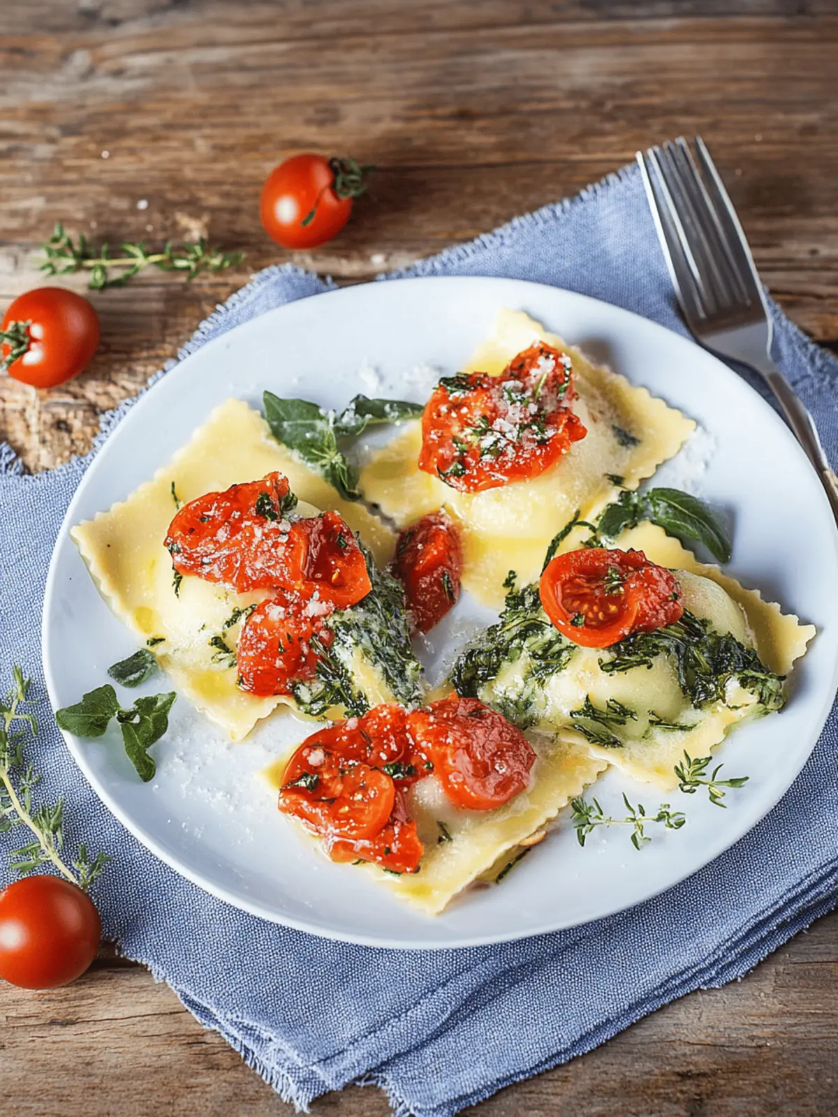 Spinat-Ricotta-Ravioli: Italienische Genussmomente 3 Spinat-Ricotta-Ravioli