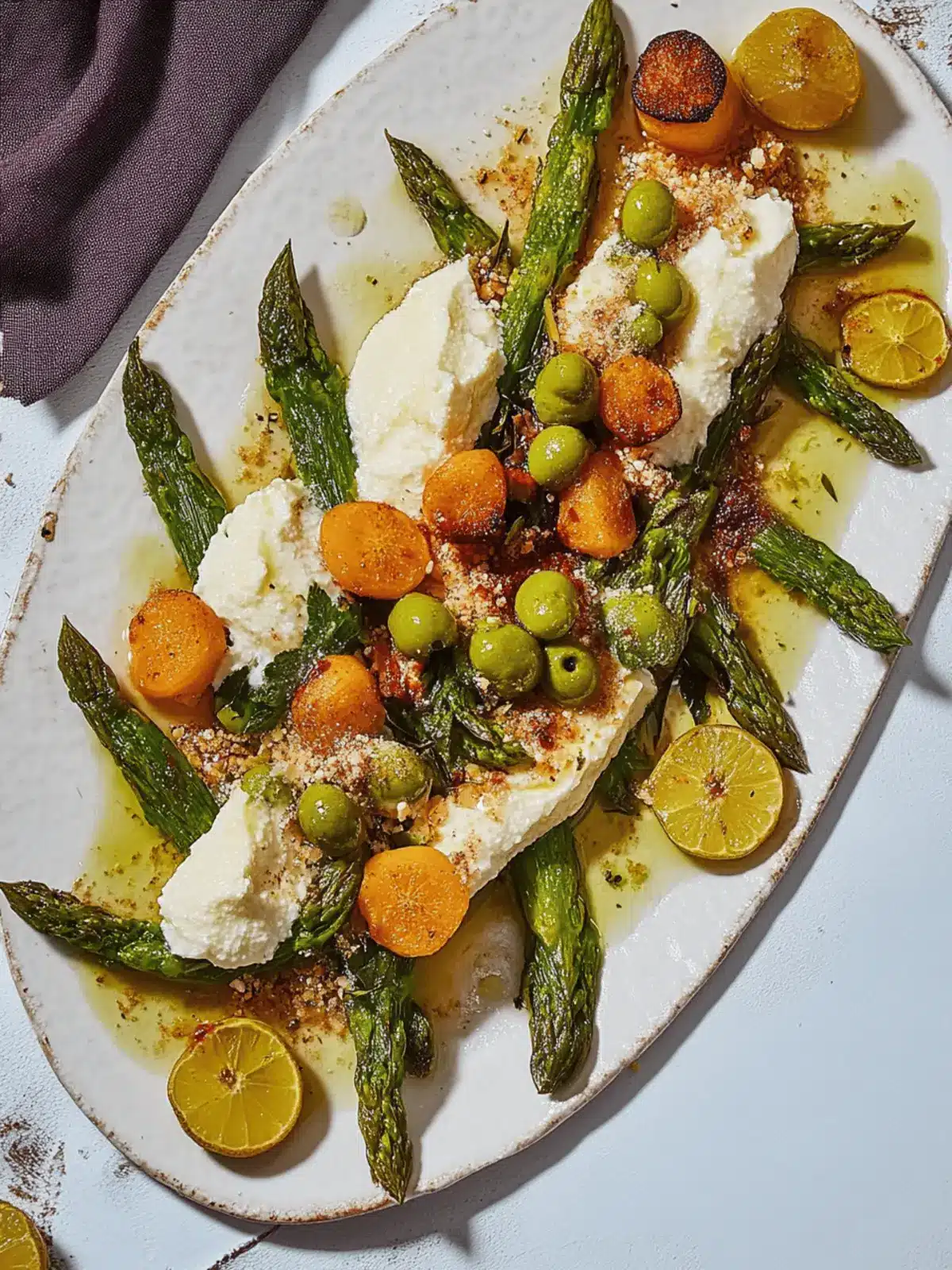 Aromatischer Spargel aus dem Ofen mit Feta-Creme 4 Aromatischer Spargel aus dem Ofen mit Feta-Creme