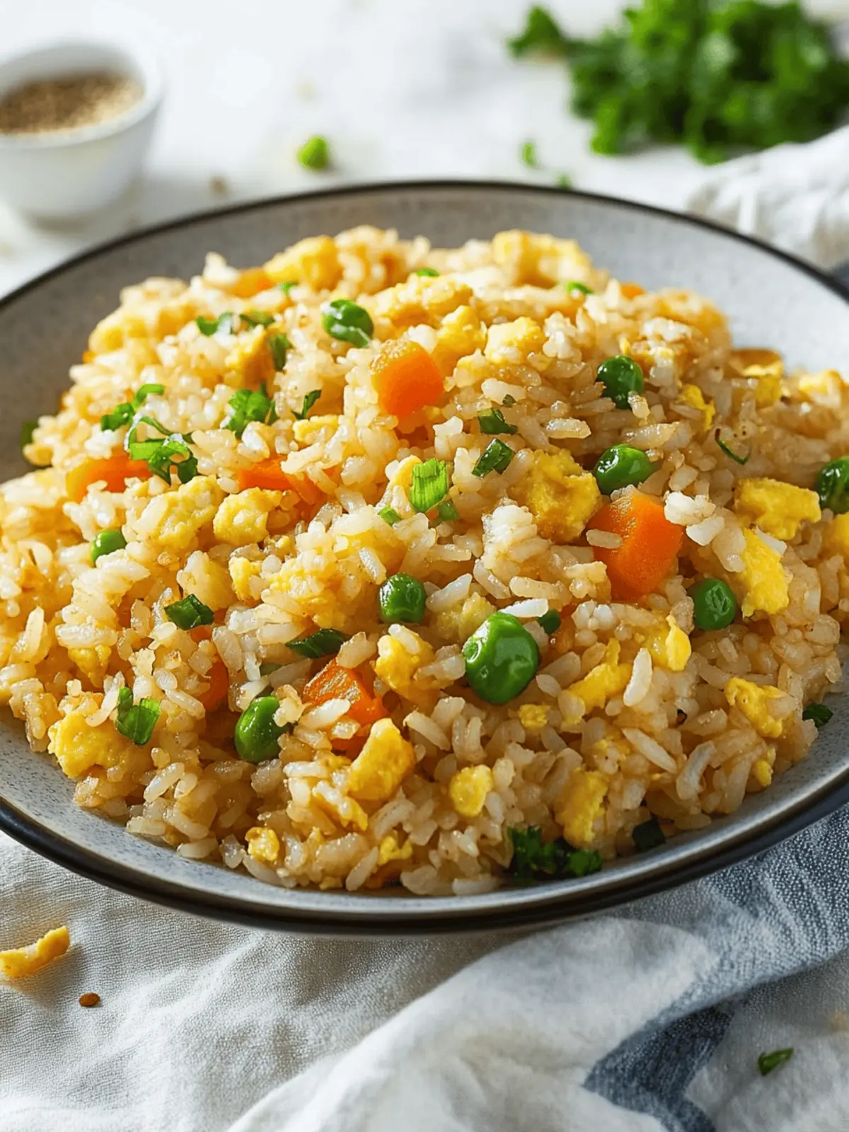 Fried Rice with Egg and Vegetables