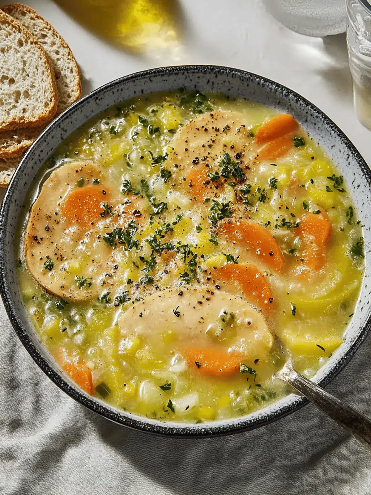 Kartoffelsuppe mit Wiener Würstchen