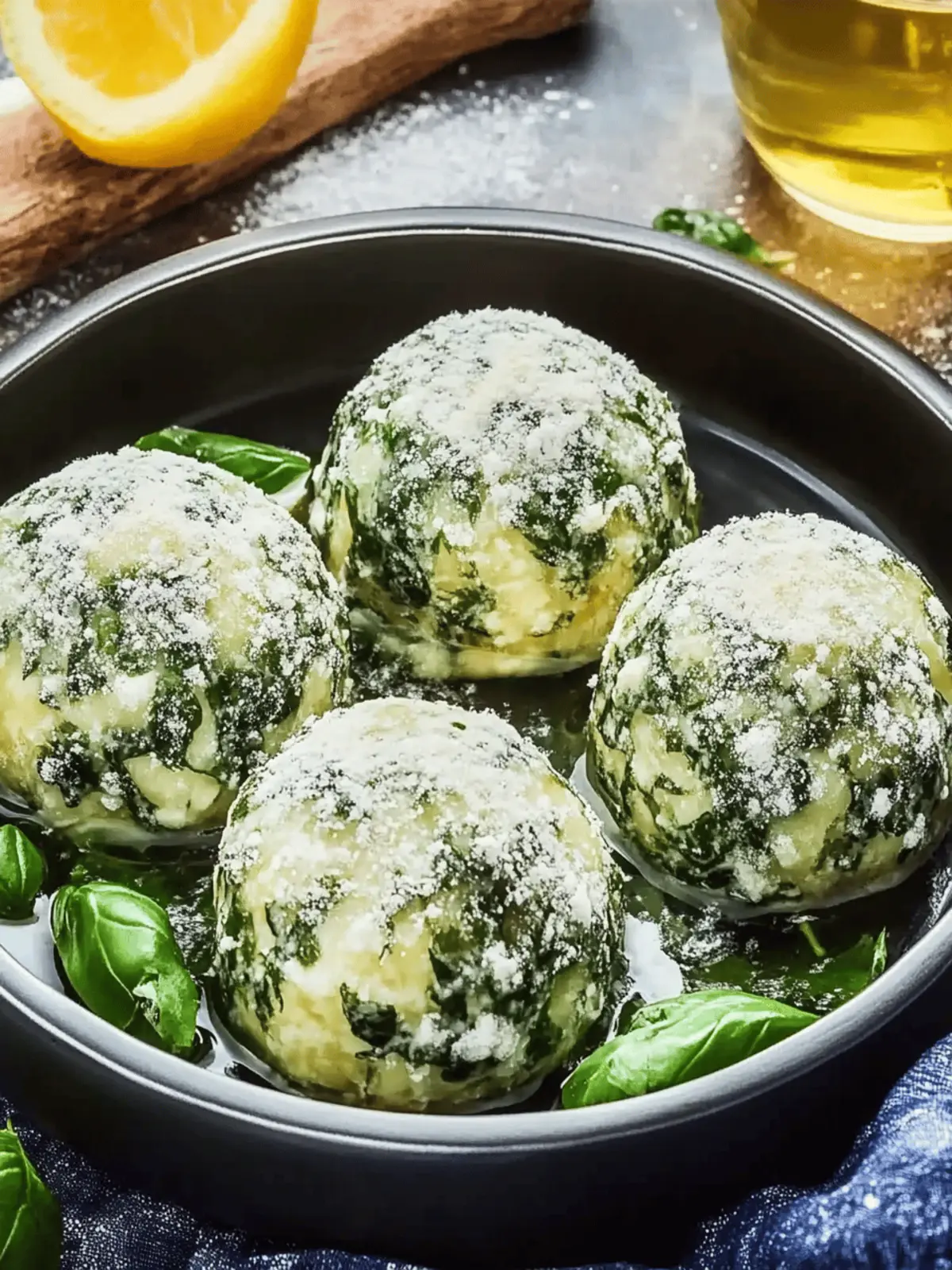 Leckere Spinatknödel einfach selbst machen 3 Leckere Spinatknödel selber machen