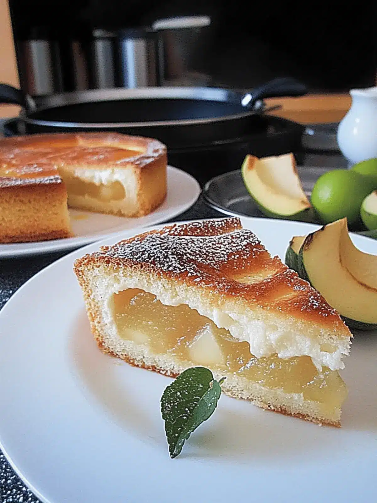 Apfel-Käsekuchen: Der perfekte Herbsttraum 3 Apple - Cheesecake