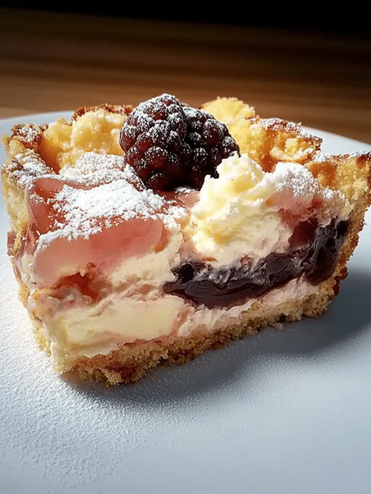 Zwetschgen-Käsekuchen mit Mandelstreuseln