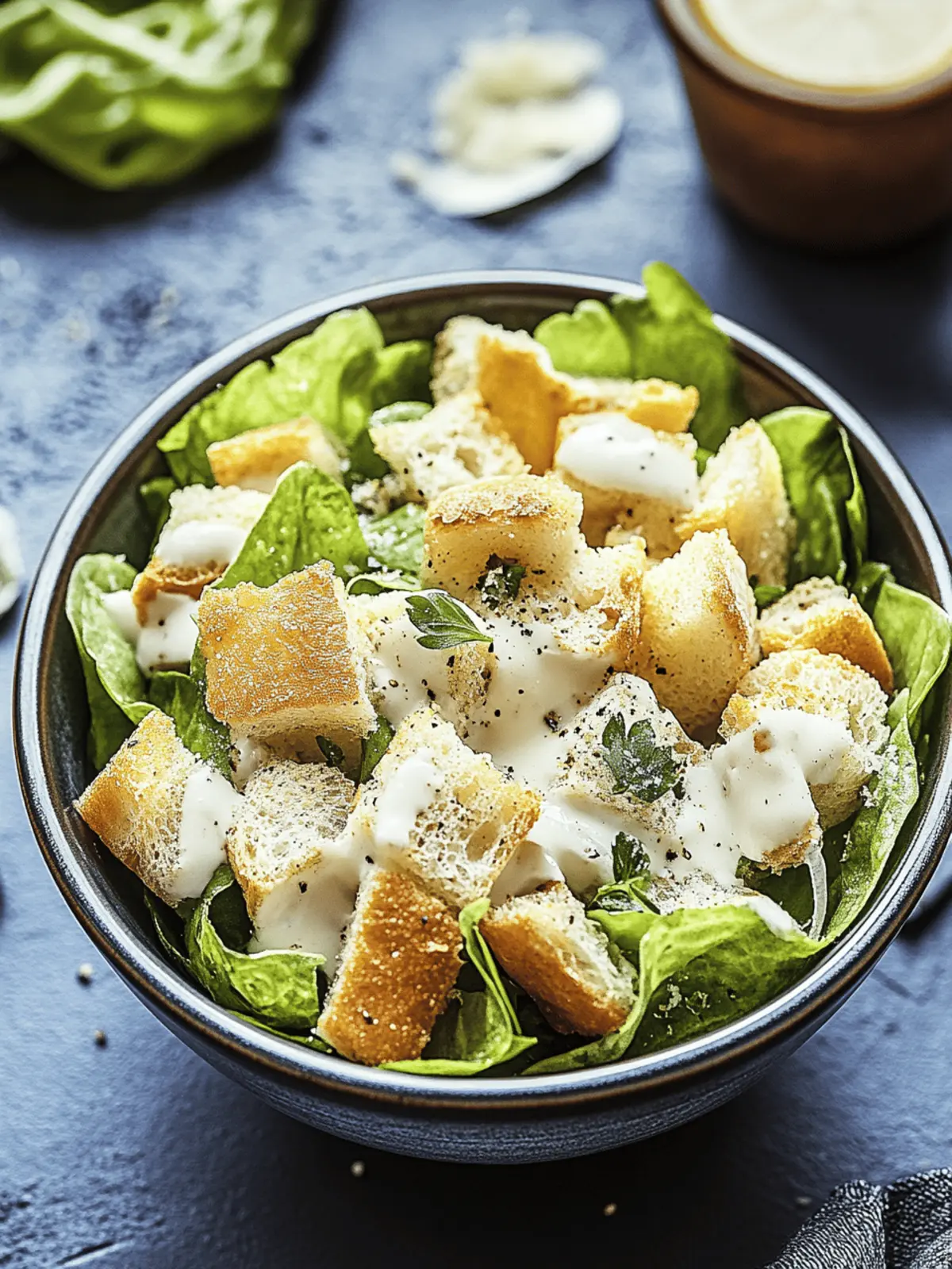 Knuspriger Caesar-Salat