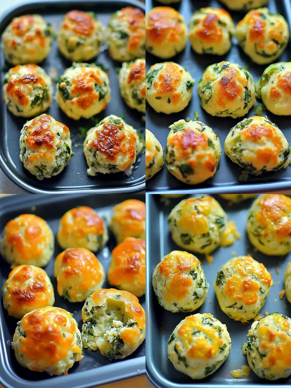 Käse-Lauch-Bällchen