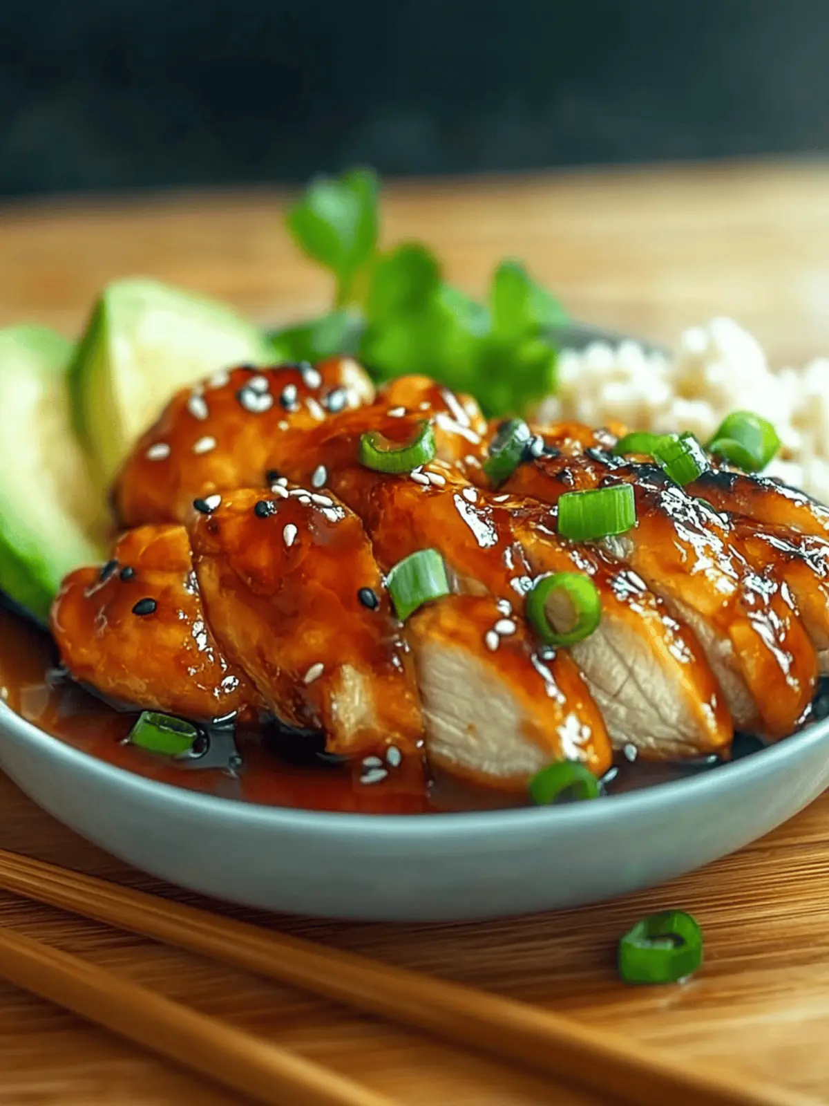 Saftiges Teriyaki-Hühnchen