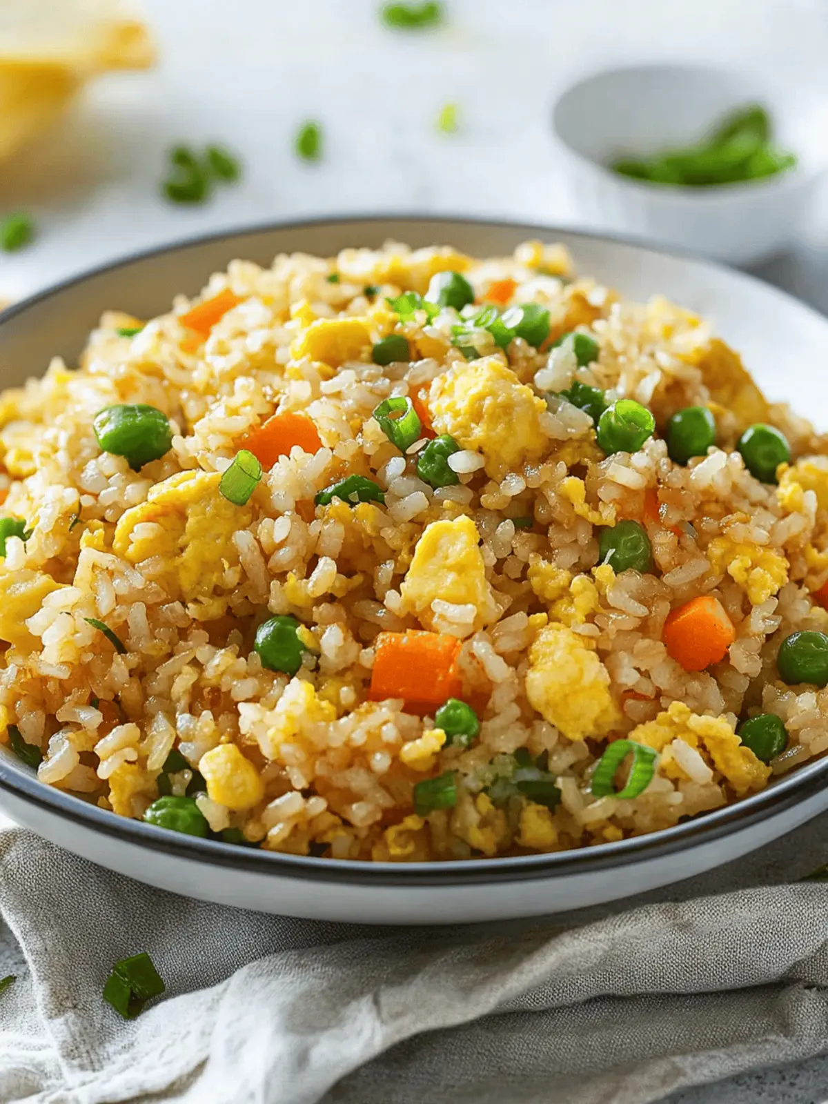 Fried Rice with Egg and Vegetables