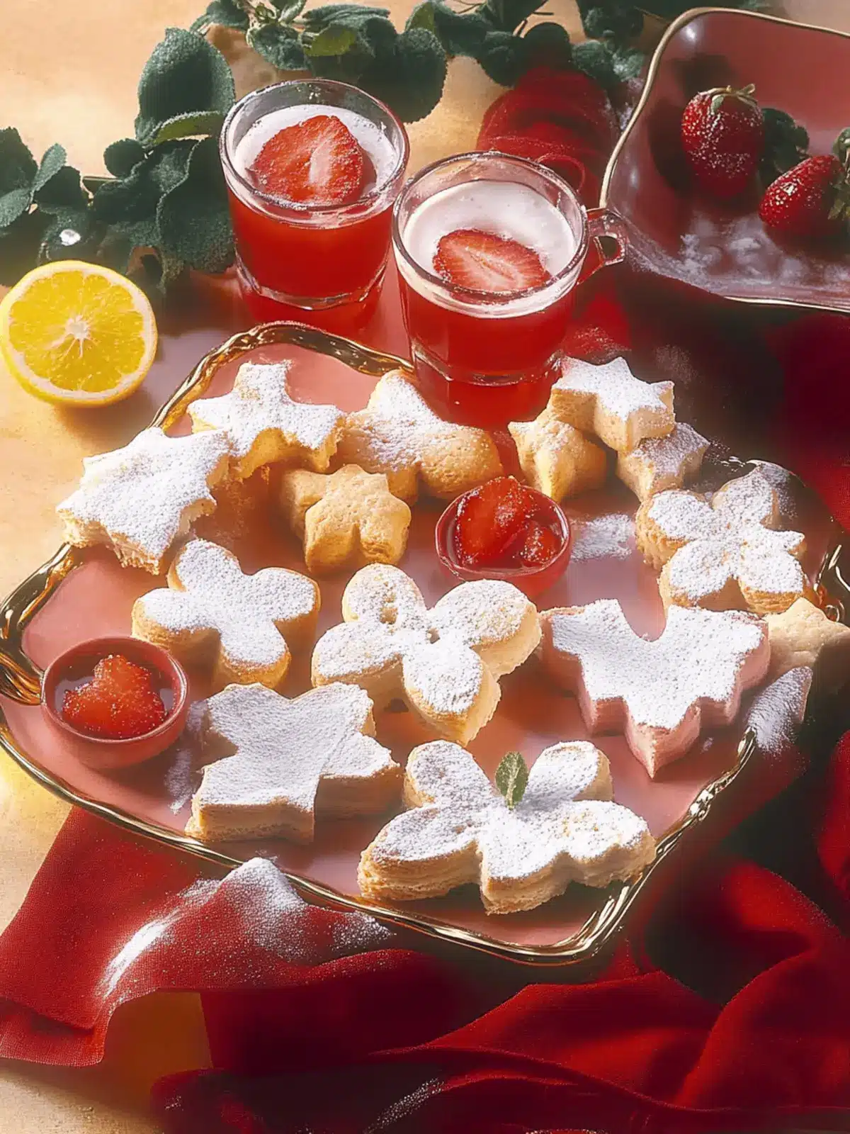 Linzer Herzen und Sterne mit fruchtiger Füllung 3 Linzer Herzen und Sterne