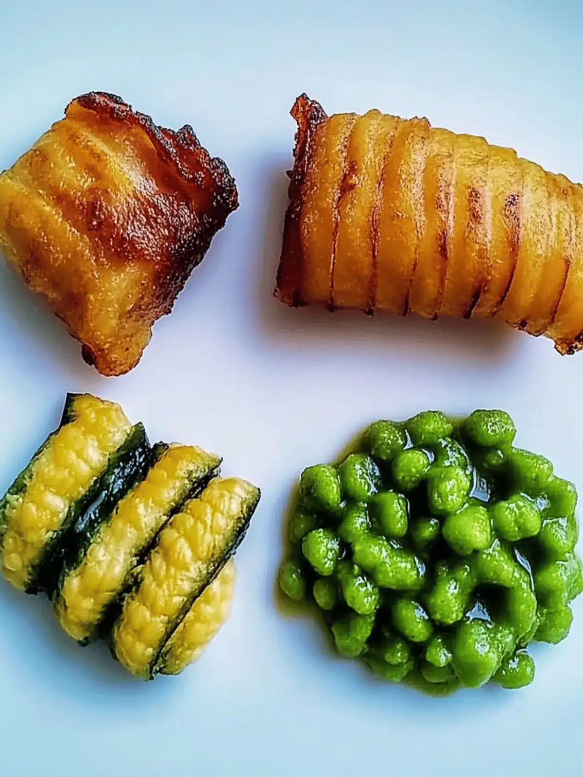 Honey-glazed chicken breast with bacon from the air fryer