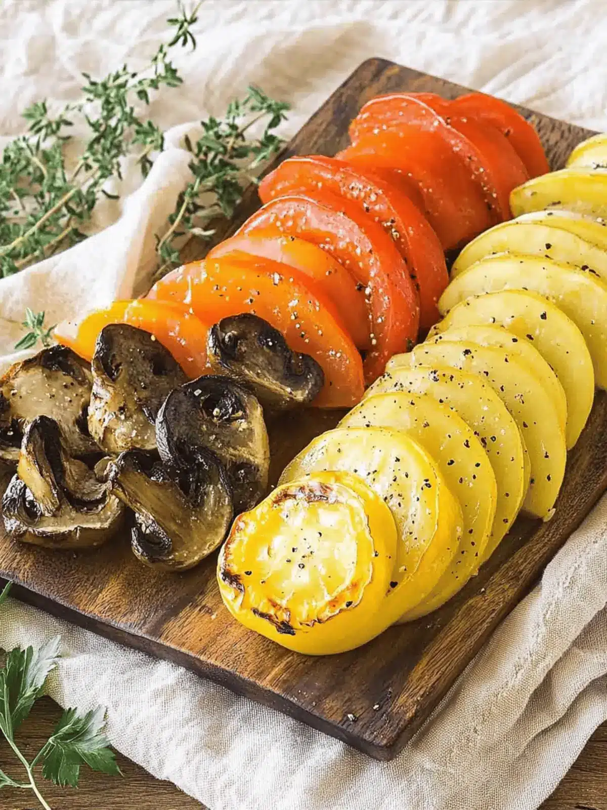 Antipasti Gemüse im Backofen