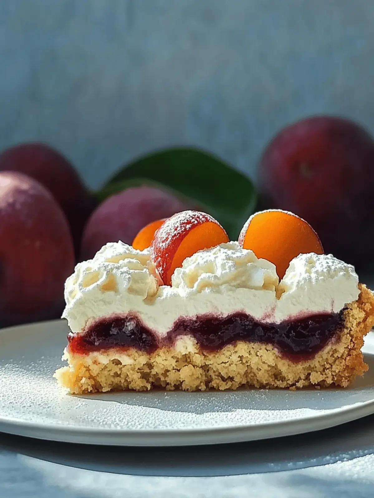 Zwetschgenkuchen mit Baiser und Streusel