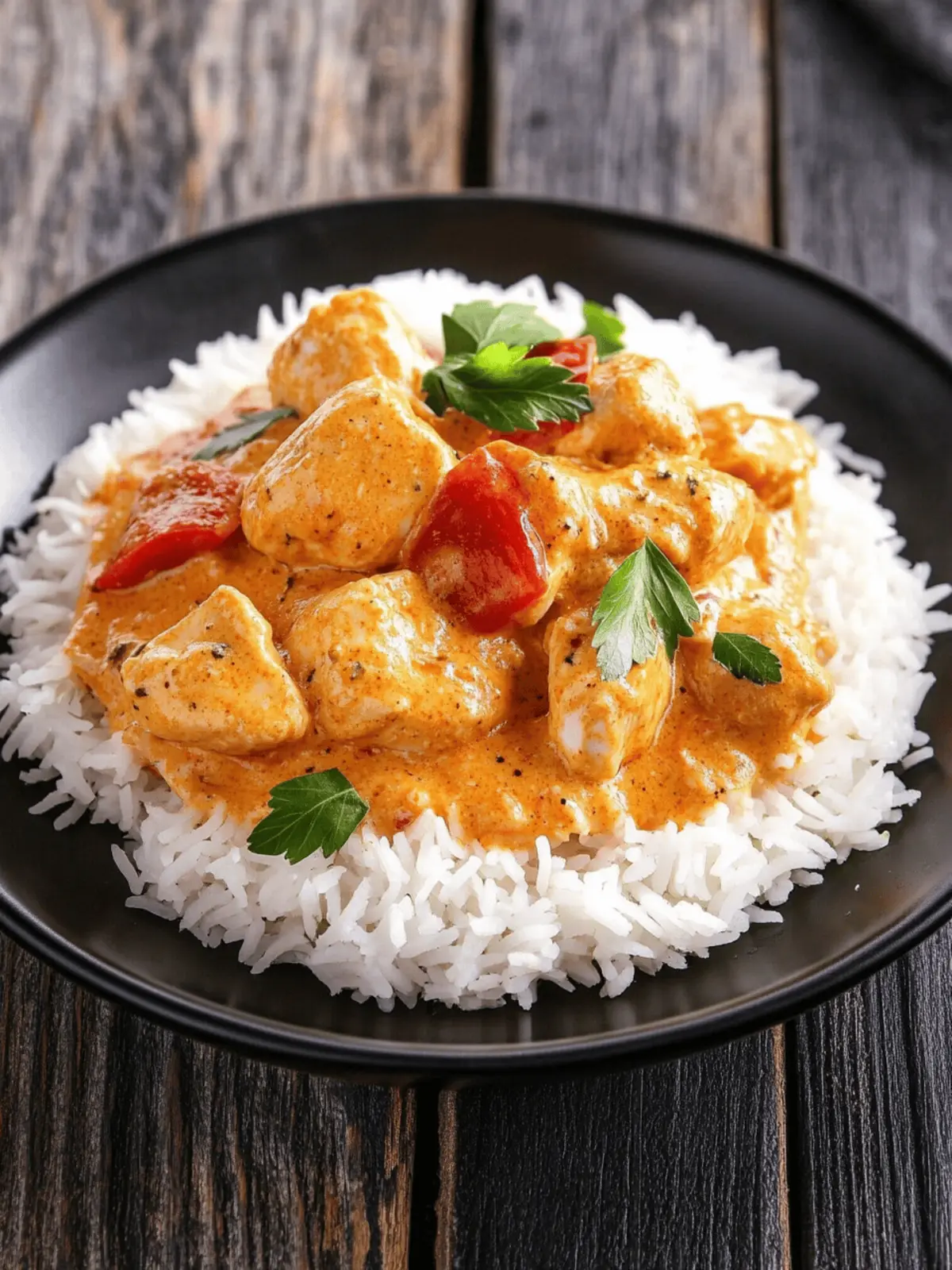 Cremiges Kräuter-Hühnchen mit Basmati-Reis genießen 3 Enjoy creamy herb chicken with Basmati rice