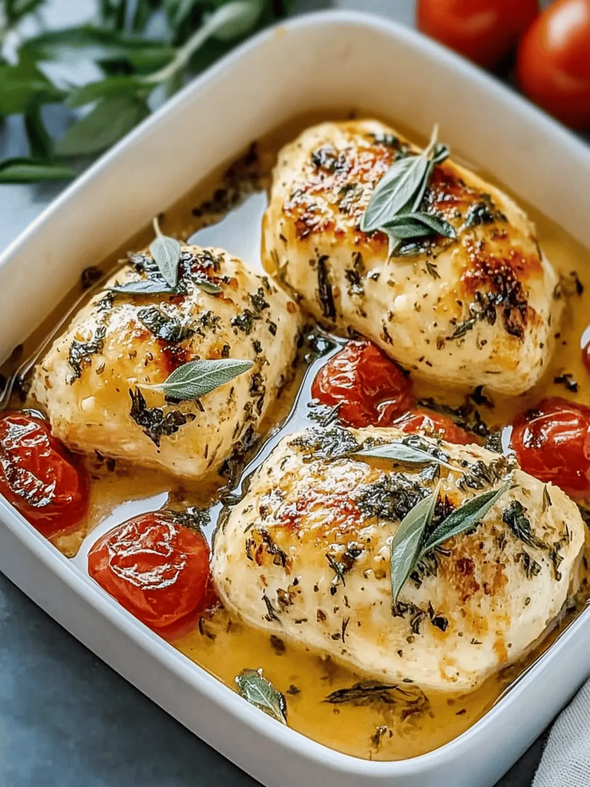 Toskanische Hähnchenbrust backen