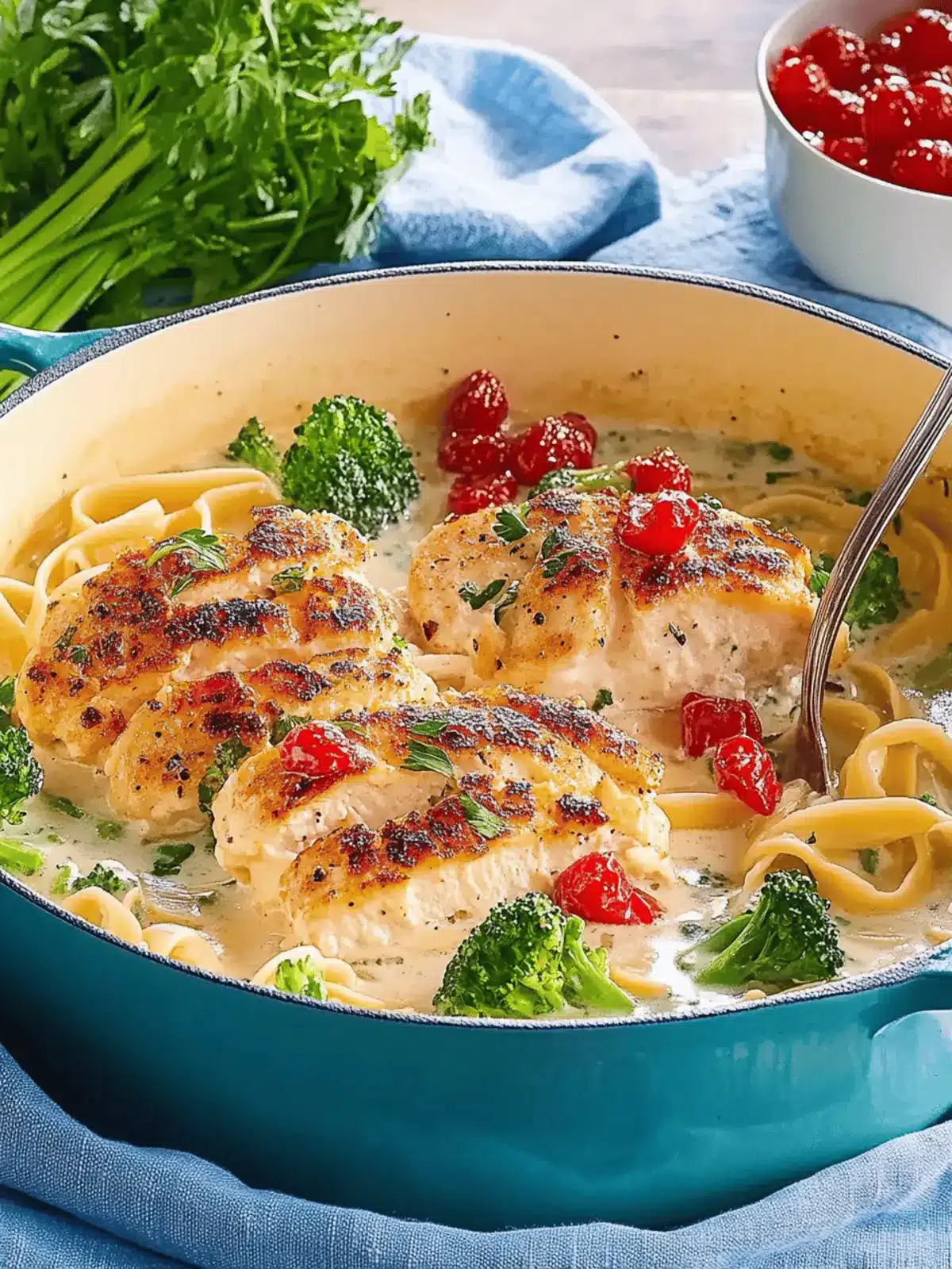 Feierabend-Hähnchen mit cremiger Soße 3 Feierabend-Hähnchen