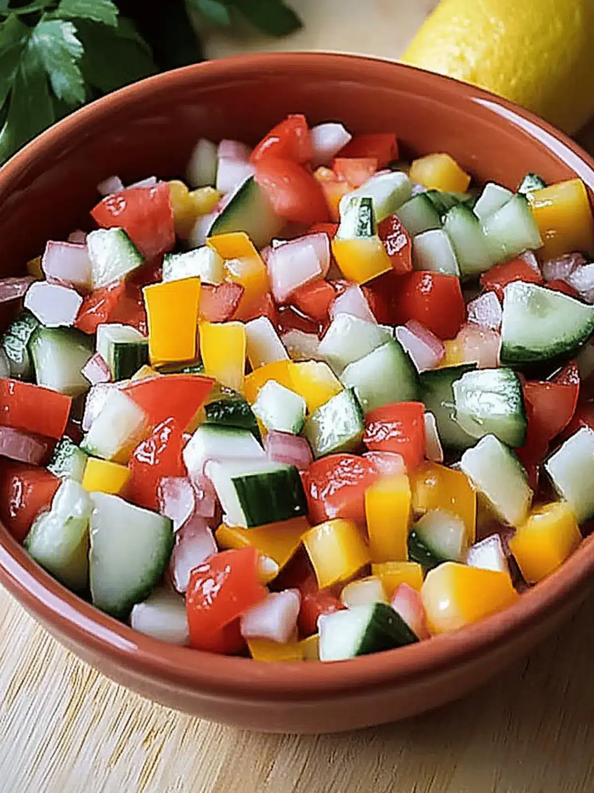 Sommersalat - Pipirrana aus Malaga leicht gemacht 3 Sommersalat - Pipirrana aus Malaga