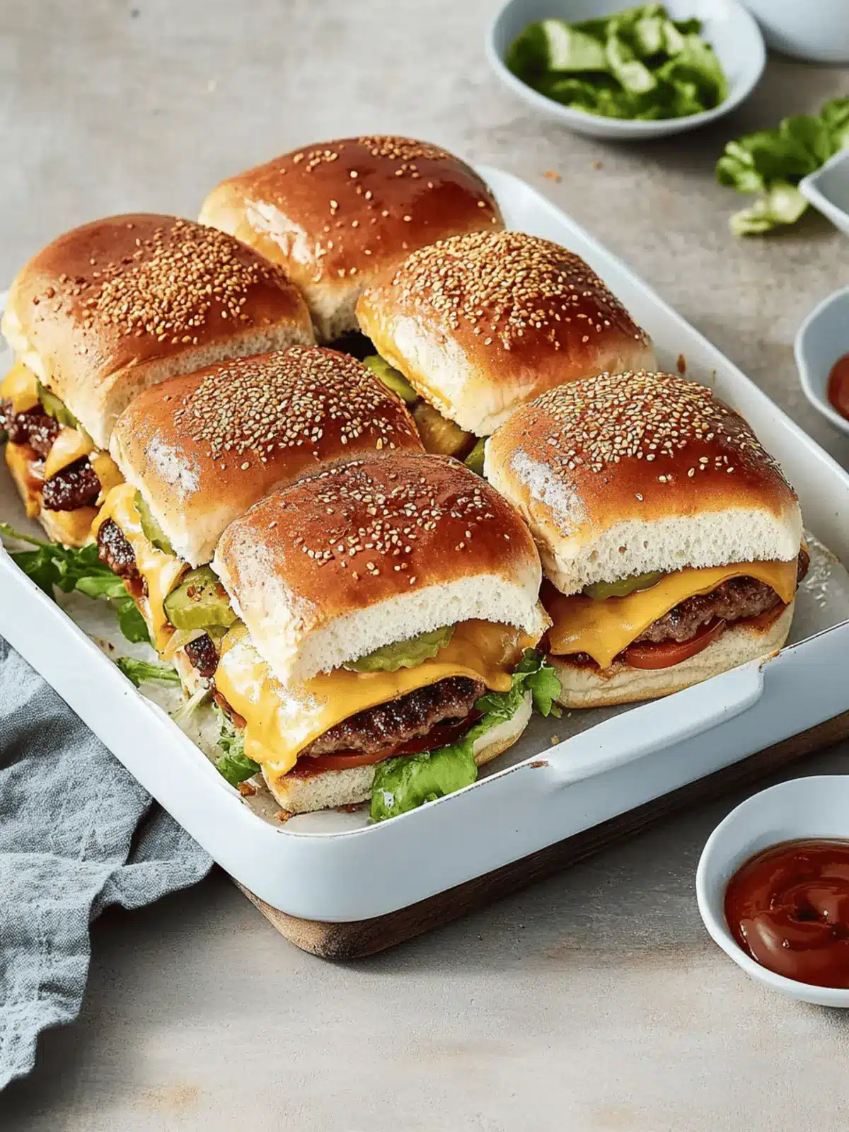 Low Carb Cheeseburger-Auflauf mit Hackfleisch