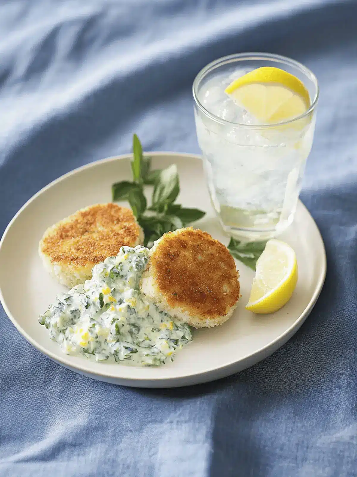 Kohlrabischnitzel mit Kräutersoße: Herzhaft und lecker 3 Kohlrabischnitzel mit Kräutersoße