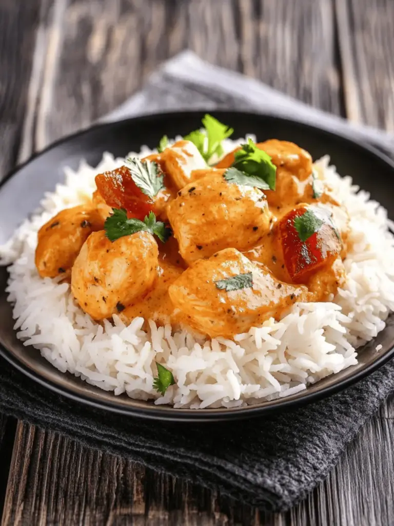 Creamy Herb Chicken with Basmati Rice enjoy