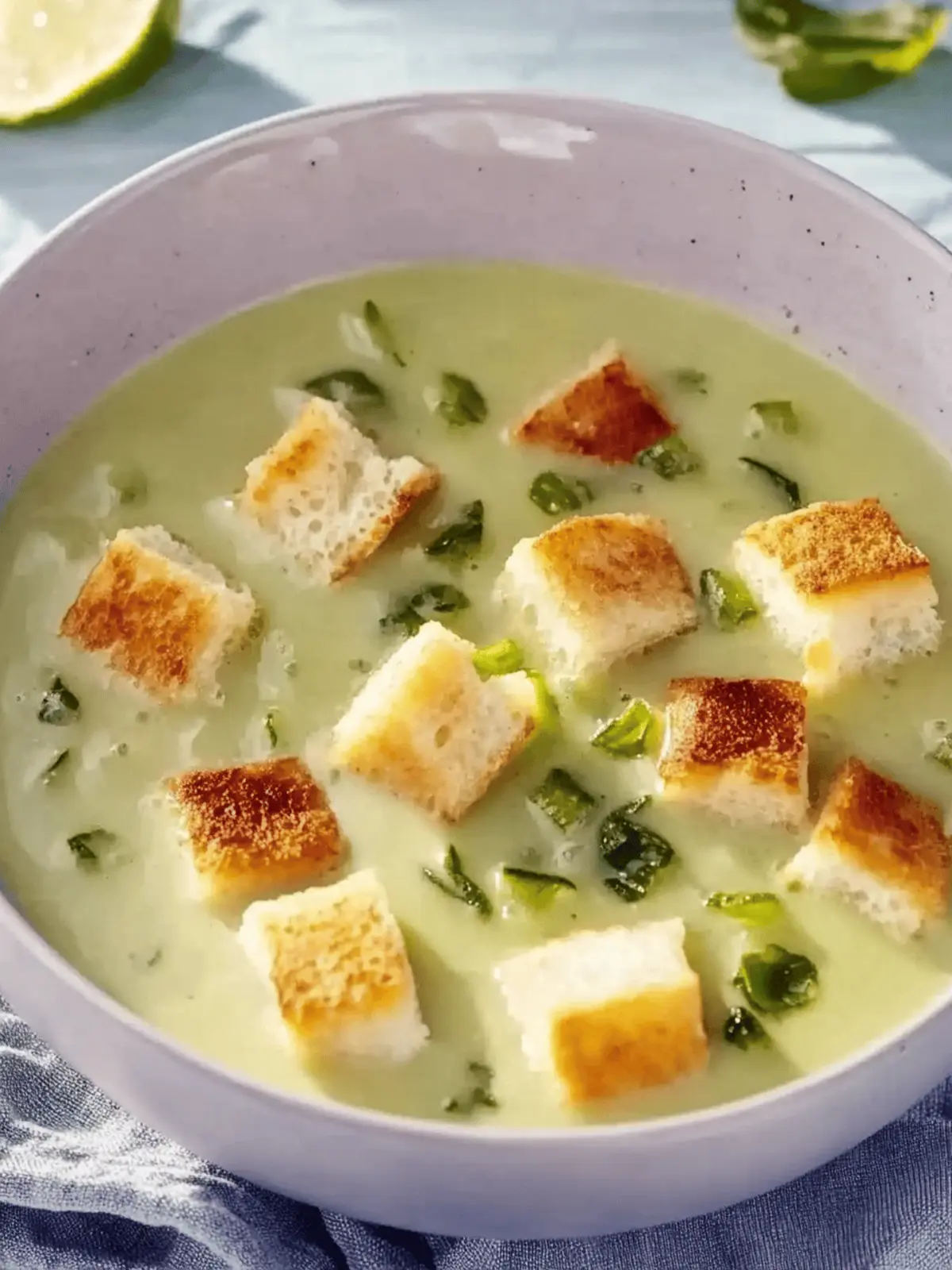 Zucchini-Frühlingszwiebel-Suppe für kreative Feinschmecker 3 Zucchini-Frühlingszwiebel-Suppe