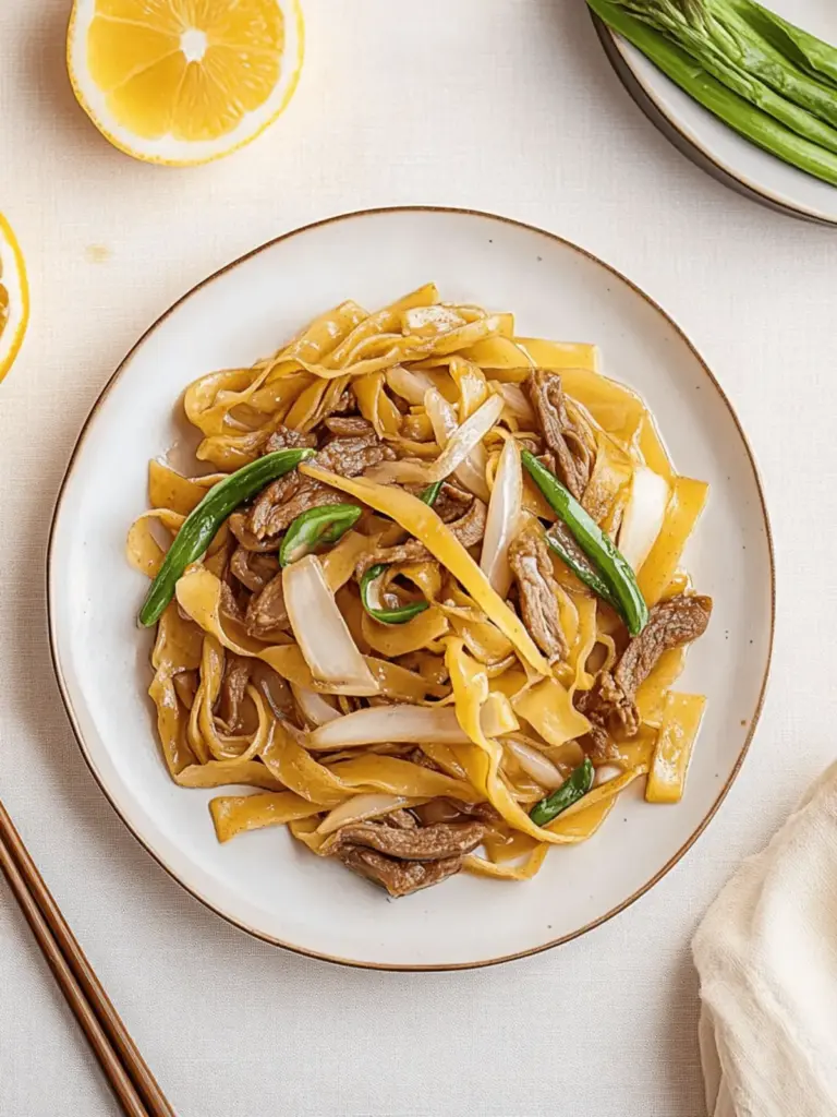 Rindfleisch Chow Fun