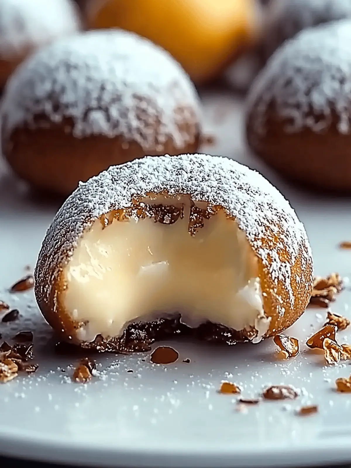 Schnelle Käsekuchen-Kugeln