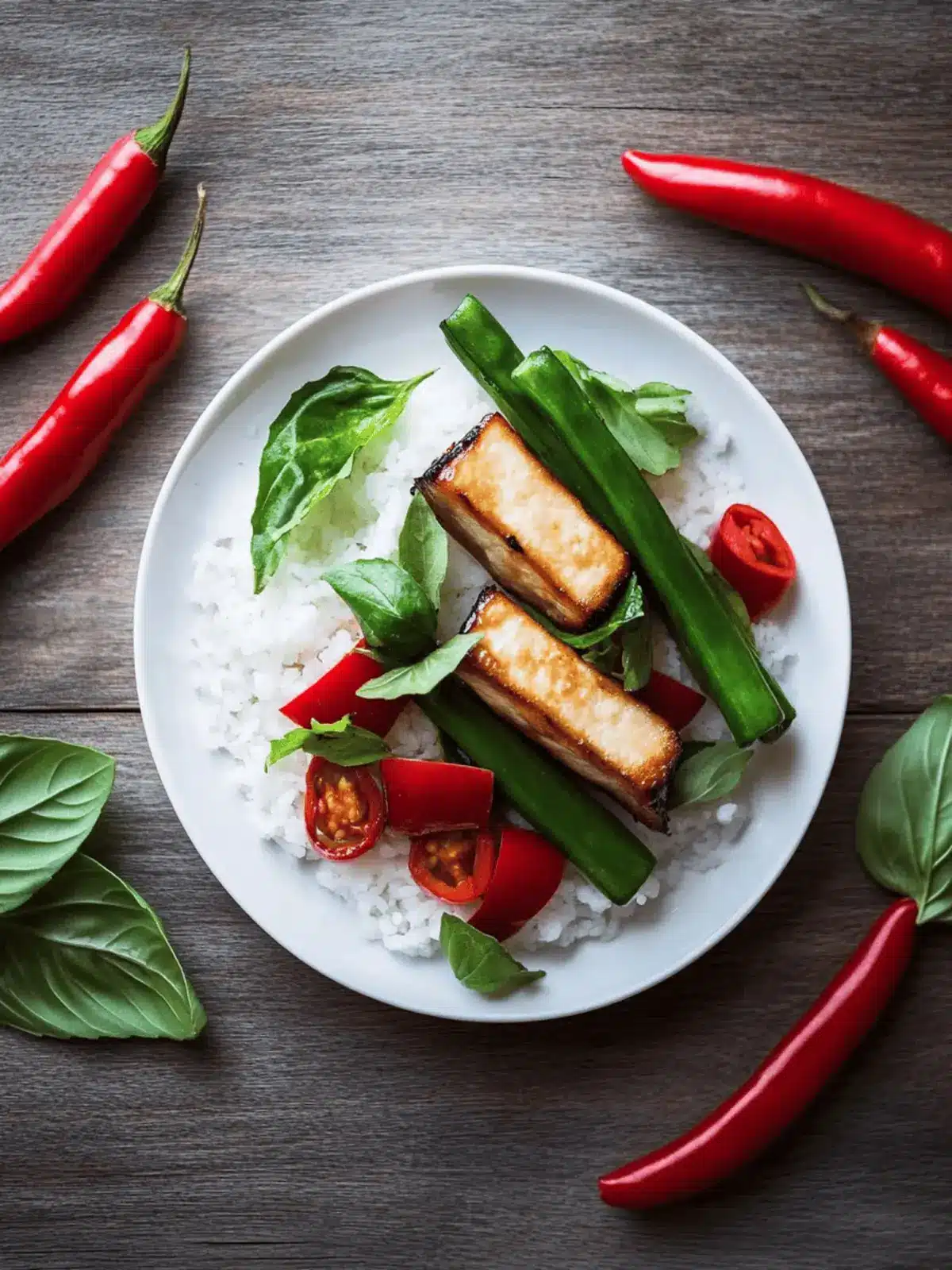 Frittierter Tofu mit Zuckerschoten und Erdnüssen lecker und einfach 3 Fried tofu with sugar snap peas and peanuts
