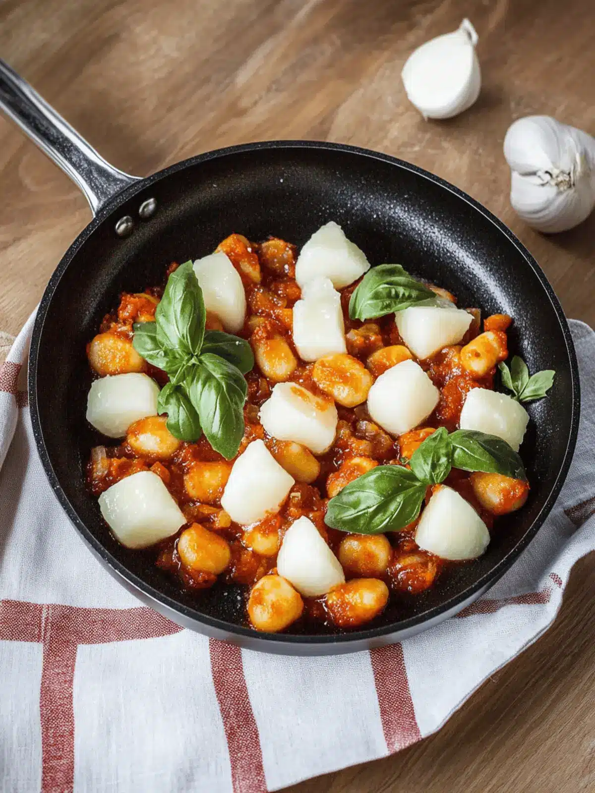 Gnocchi in Tomatensauce für gemütliche Abende 3 Gnocchi in Tomatensauce