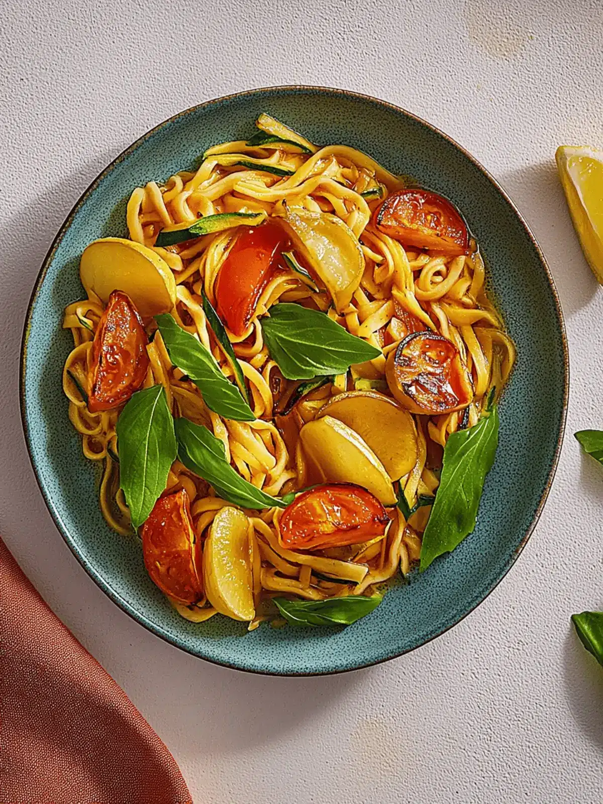 Hähnchen Teriyaki Nudeln