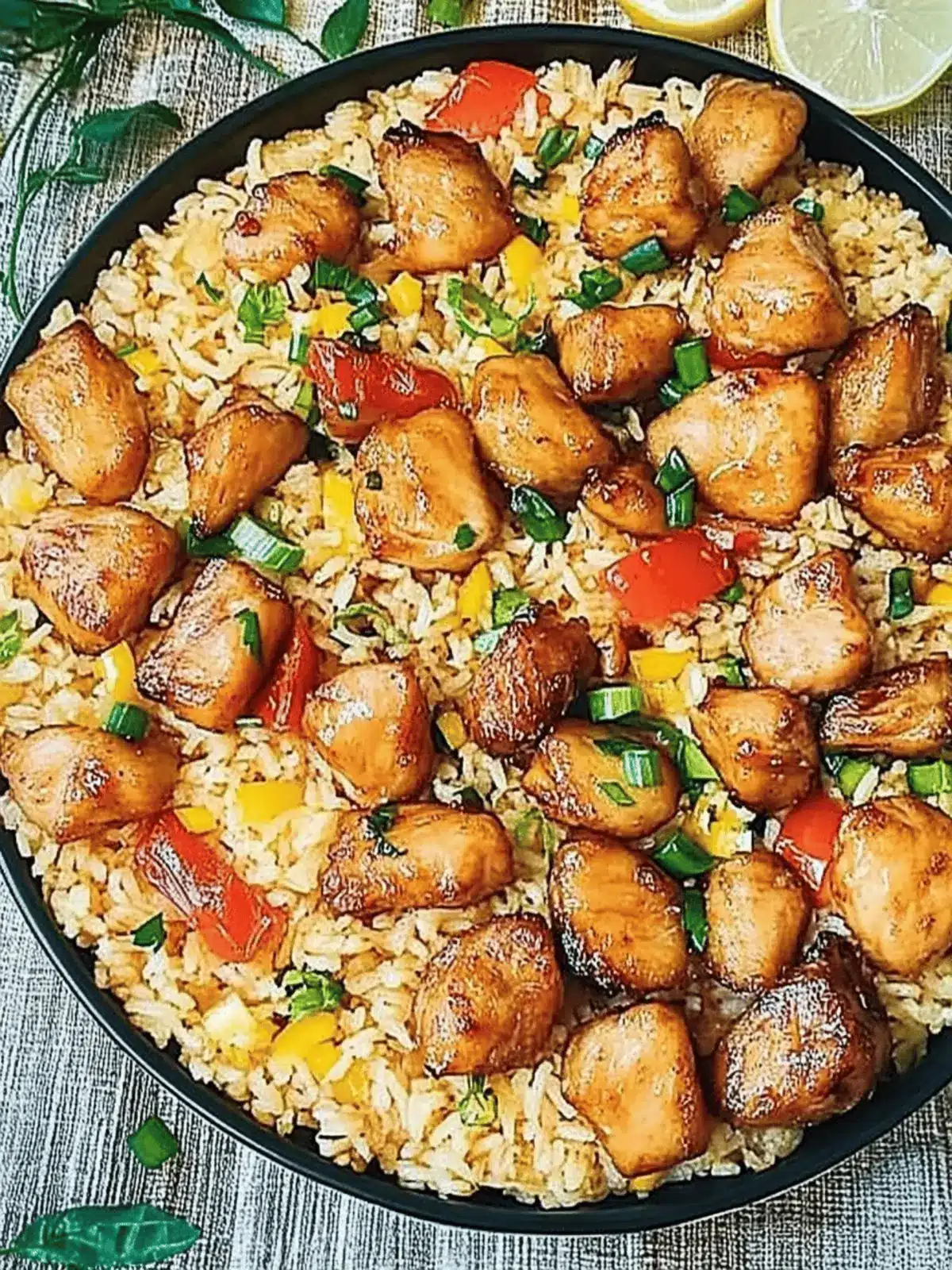 Cremiges Kräuterhühnchen mit Basmati-Reis genießen 3 Creamy herb chicken with basmati rice enjoy