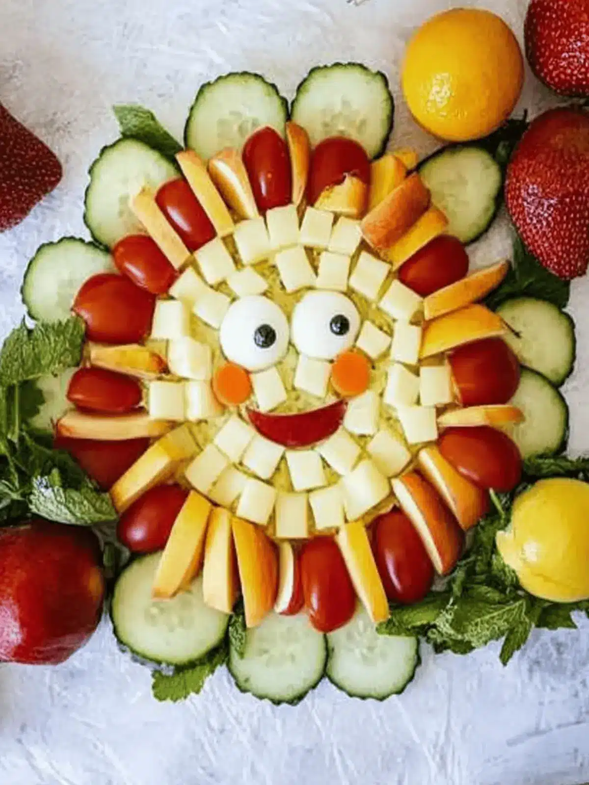 Herzhafte Fingerfood Schultüte zur Einschulung