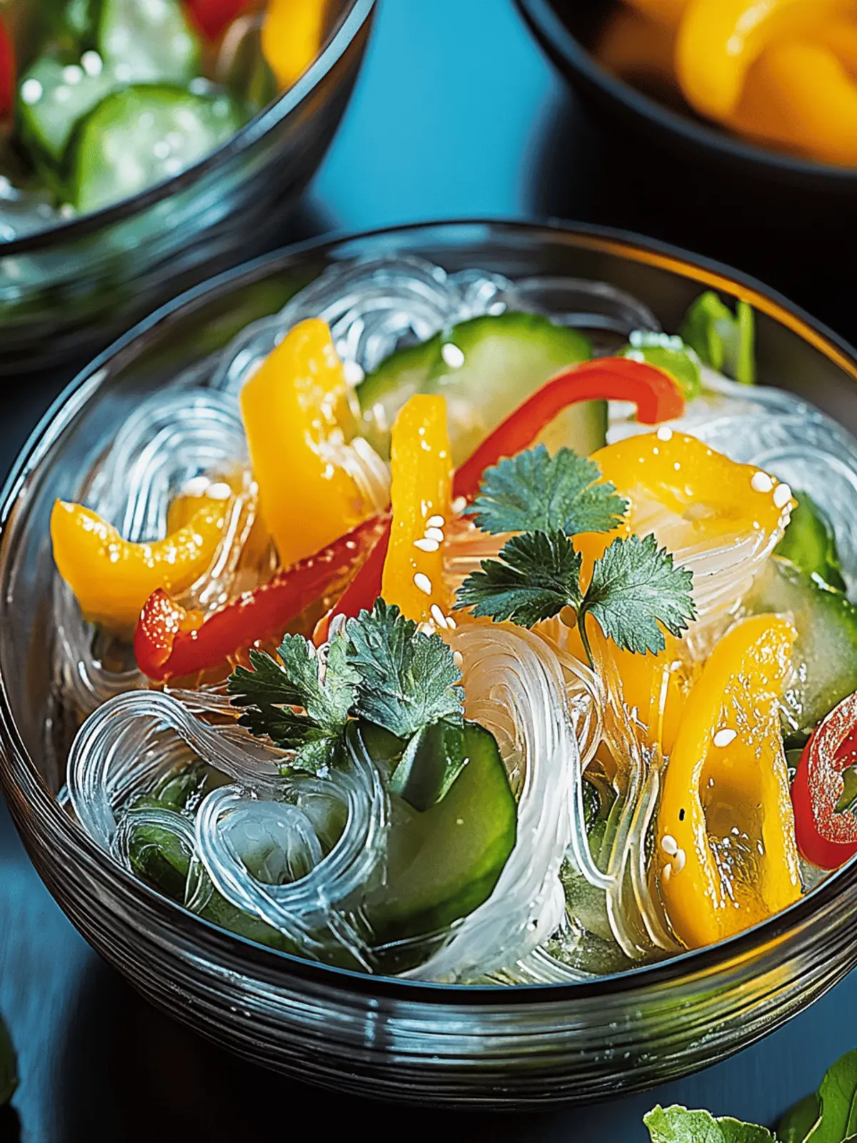 Bunter Glasnudelsalat