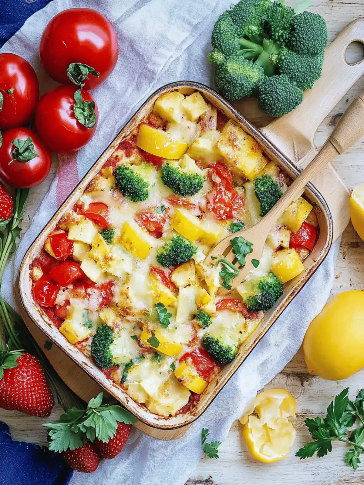 Bunter Gemüseauflauf ganz einfach und gesund 2 Bunter Gemüseauflauf ganz einfach