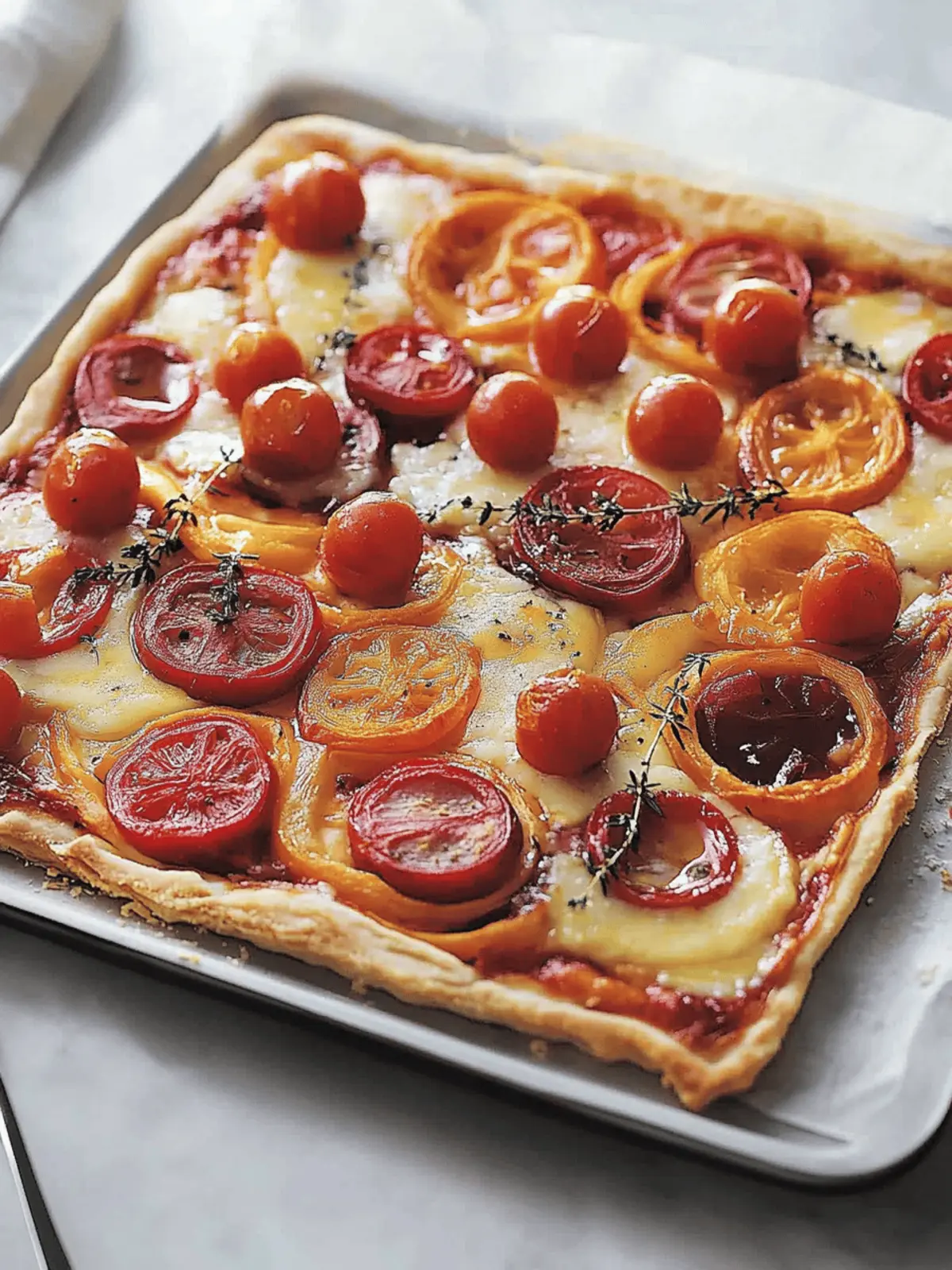 Tomaten-Ziegenkäse-Tarte